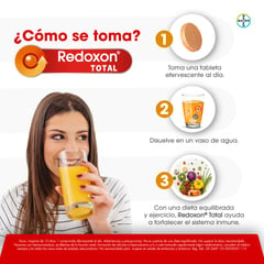 REDOXON - Suplemento alimentario Total Efervescente sabor naranja