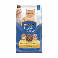 CAT CHOW - Alimento Seco Gato Esterilizado +6M Bolsa x 1Kg