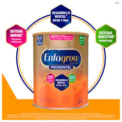 ENFAGROW - Alimento lácteo Premium Promental Etapa 3 Natural de 850 g