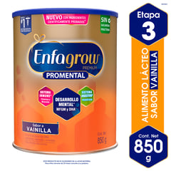 ENFAGROW - Alimento Lácteo Premium Promental sabor Vainilla 850 g