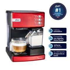 OSTER - CAFETERA PRIMA LATTE ROJA