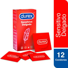 DUREX - X 12U SENSITIVO DELGADO