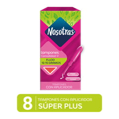 NOSOTRAS - Tampones con Aplicador Super Plus 8 unidades