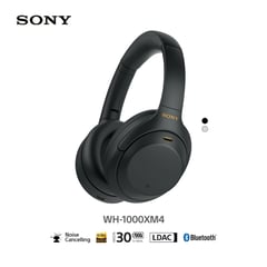 SONY - Audífonos Bluetooth WH-1000XM4 Noise Cancelling Negro