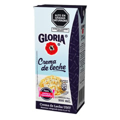 GLORIA - CREMA DE LECHE UHT X 200ML