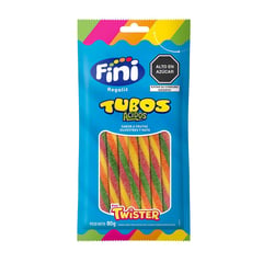 FINI - Tubos Ácidos Regaliz Twister 80g