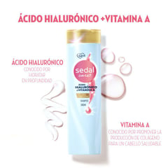 SEDAL - SHAMPOO CARE ACIDO HIAL LISO FRIZZ X 340ML