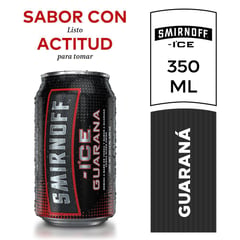 SMIRNOFF - Vodka Ice Guaraná Lata 350 mL