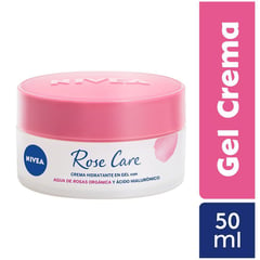 NIVEA - Crema facial gel hidratante Rose Care de 50 mL