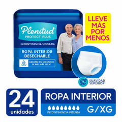 PLENITUD - ROPA INT PROTECT INCONT INTEN G/XG 24UND