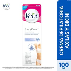 VEET - CREMA DEPIL BODYCURV AXILA BIKINI CAJAX100ML