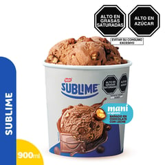 DONOFRIO - Helado Sublime Chocolate Con Mani 900 mL