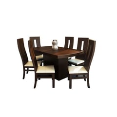 DECOHOME - Comedor Dimas con 6 sillas