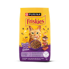 FRISKIES - Alimento seco para gatos Adultos Selección especial de 1 kg