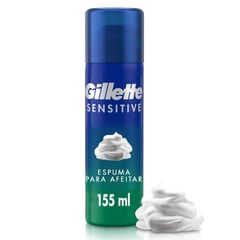 GILLETTE - Sensitive Espuma De Afeitar Para Piel Sensible 155 ml