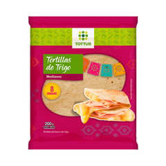 TOTTUS - TORTILLAS DE TRIGO MEDIANAS 8 UND