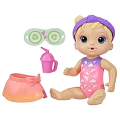 BABY ALIVE - Muñeca Bebé Spa Multicolor Cabello Rubio