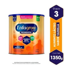 ENFAGROW - Alimento lácteo Premium Promental Etapa 3 Sabor Vainilla 1350 g