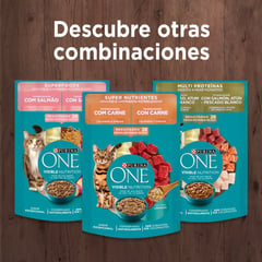 PURINA ONE - Alimento húmedo para gatos Adultos y Gatitos multiproteína de 85 gr