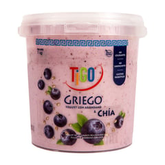 TIGO - Yogurt Griego Arándano con Chía 1 Kg