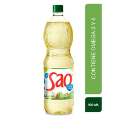 ALICORP - Aceite De Soya Sao En Botella x 900 mL