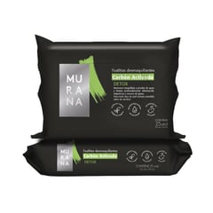 MURANA - Toallita Desmaquillante Detox x 25 unidades