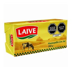 LAIVE - MANTEQUILLA CON SAL BARRA X 180 GR