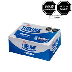 SUBLIME - Chocolate Sonrisa Con Leche Maní 38g