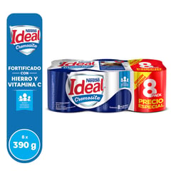 IDEAL - Mezcla Láctea Cremosita Lata 390g 8 Unidades