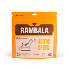 RAMBALA - TREATS ARITOS DE RES DESHIDRATADOS X 5UN