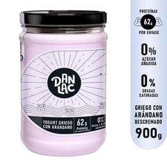 DANLAC - Yogurt Descremado Con Arándano 900 g - Envase 900 ml