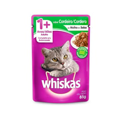 WHISKAS - POUCH ADULTO CORDERO 85GR