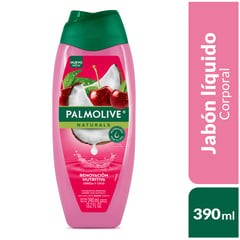 PALMOLIVE - Jabón Liquido Naturals Cereza y Coco 390 mL