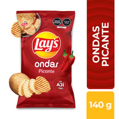 LAYS - Papas Lay's Ondas Picante 140g