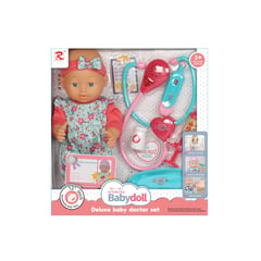 RONG LONG - Muñeca Set de Doctor con Sonido 30 cm