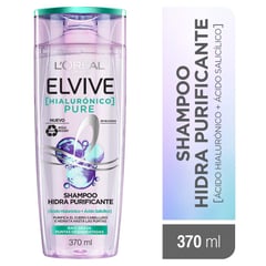 ELVIVE - Shampoo Hialuronico Pure Hidra Purificador 370 mL