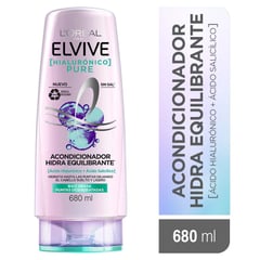 ELVIVE - Acondicionador Loreal Paris Hialurónico Pure 680 ml