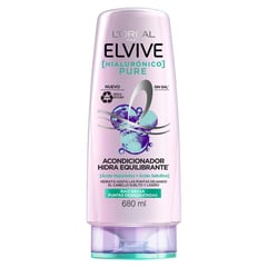 ELVIVE - Acondicionador Loreal Paris Hialurónico Pure 680 ml