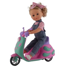 DELUXE - Muñeca con Moto 46 cm