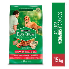 DOG CHOW - Alimento para perro Adulto Mediano y grande 15 kg