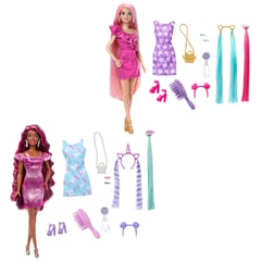 BARBIE - Totally Hair Cabello Rosa Extra Largo