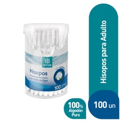 TOTTUS - Hisopos Tt Papel Adulto X100U