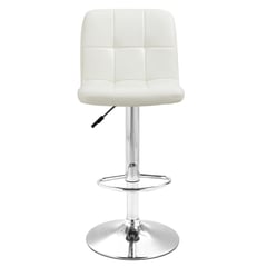 CASA JOVEN - Set x2 Silla De Bar Begonia Blanca