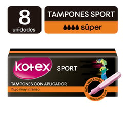 Tampón Super con Aplicador Caja x 8 Unidades