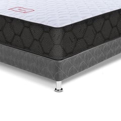 PARAISO - Cama Edén Plus 2 Plazas + Zapatera Premium + 2 almohadas