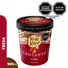 D'ONOFRIO - HELADO FRIO RICO CROCANTE C/SALSA FRESA X 900ML