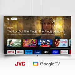 JVC - Televisor LED 86" QLED GOOGLE TV