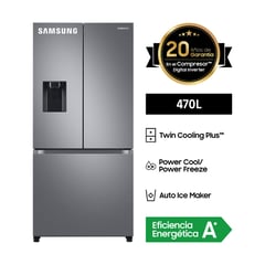 SAMSUNG - REFRIGERADORA FRENCH DOOR GRIS 470L