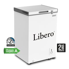 LIBERO - Congeladora 100 L Blanco