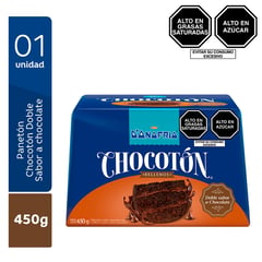 DONOFRIO - Panetón Chocoton Relleno Doble Chocolat Caja 450 gr